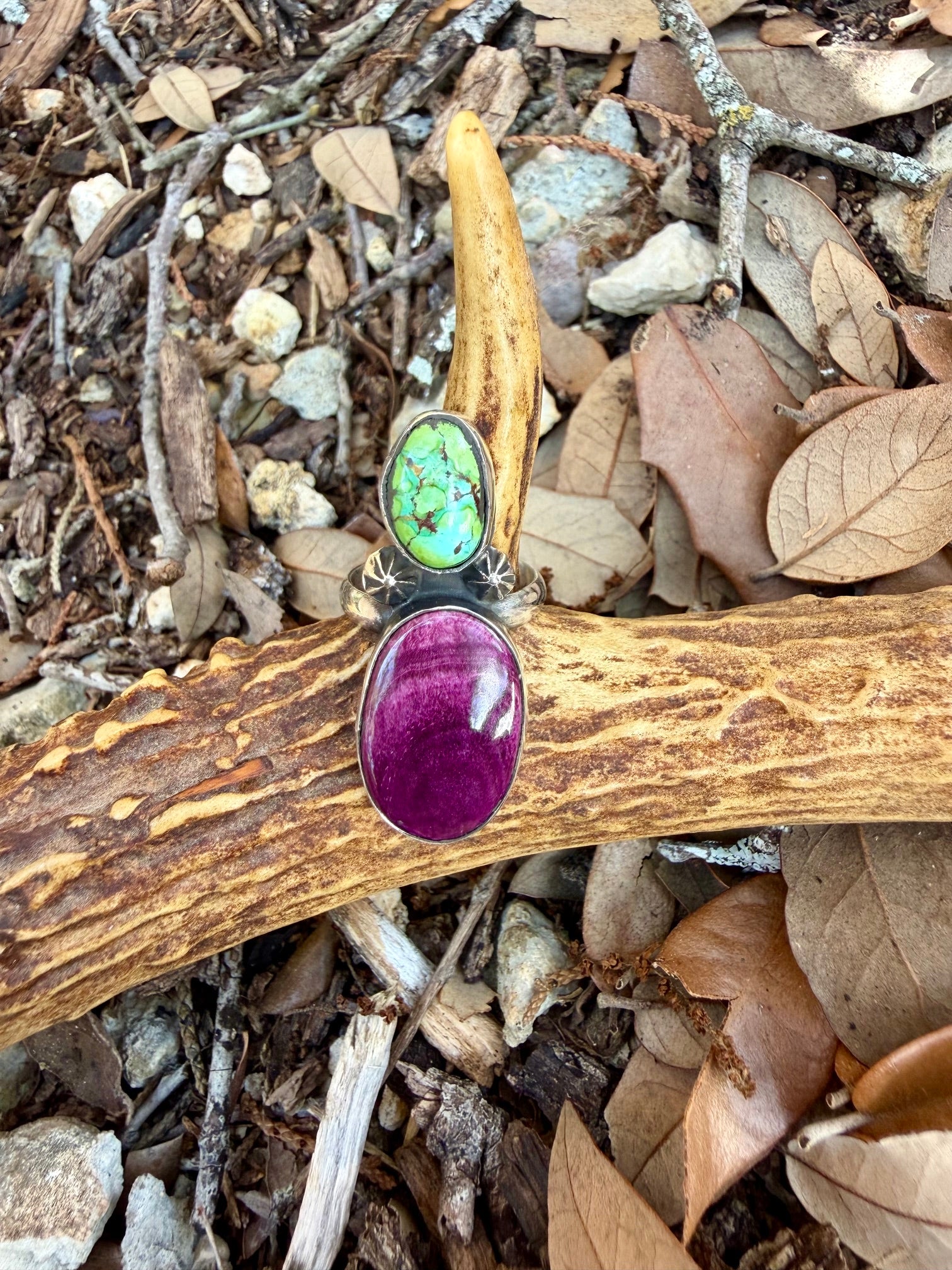 Purple Oyster Ring