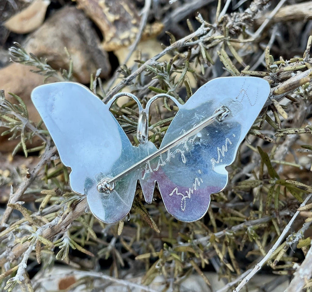 Butterfly Inlay Pendant