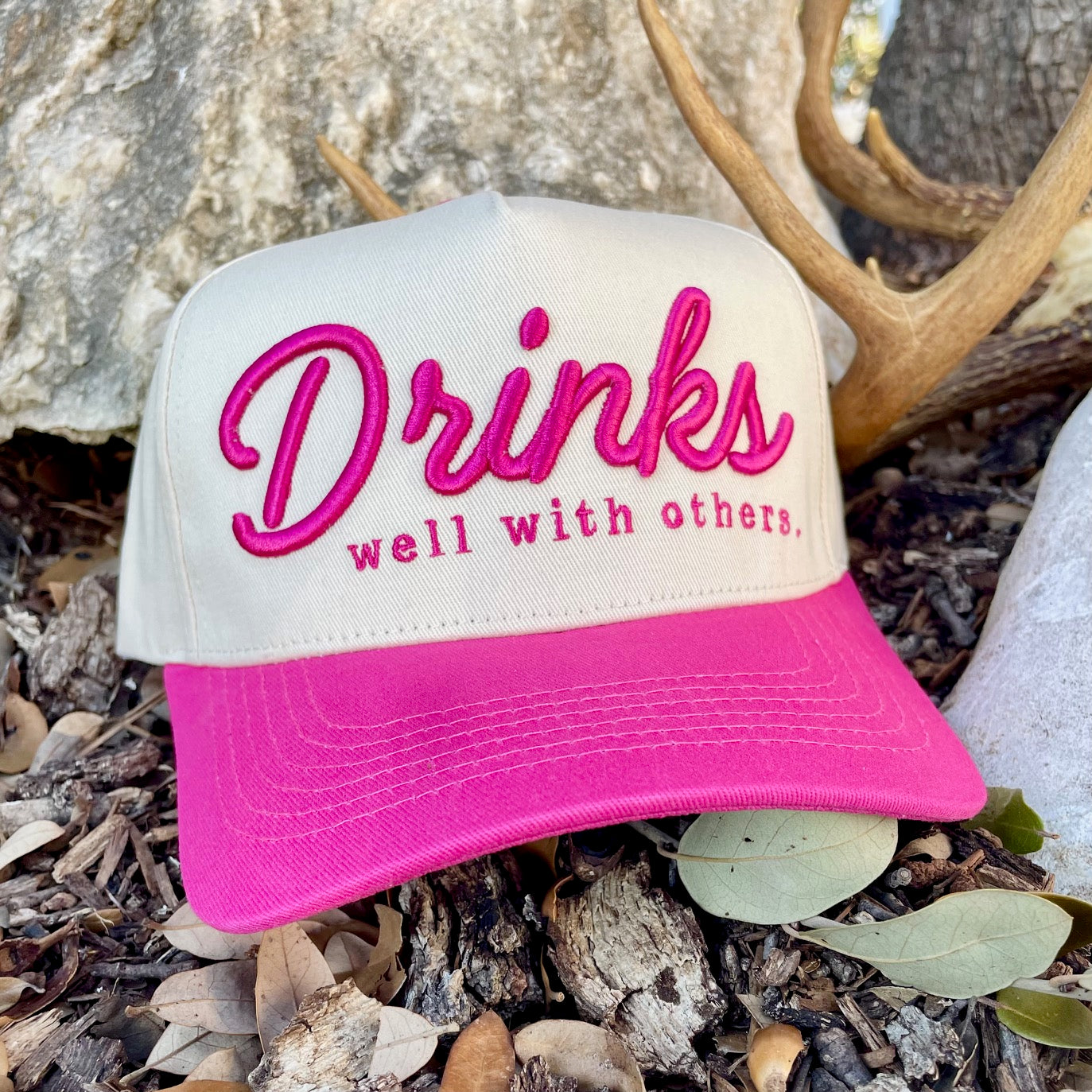 Pink Drinks Hat